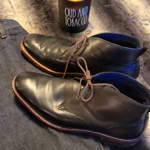 Cole Haan Leather Chukka's - Black
